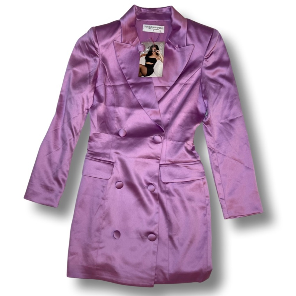 Naked Wardrobe Purple Dress